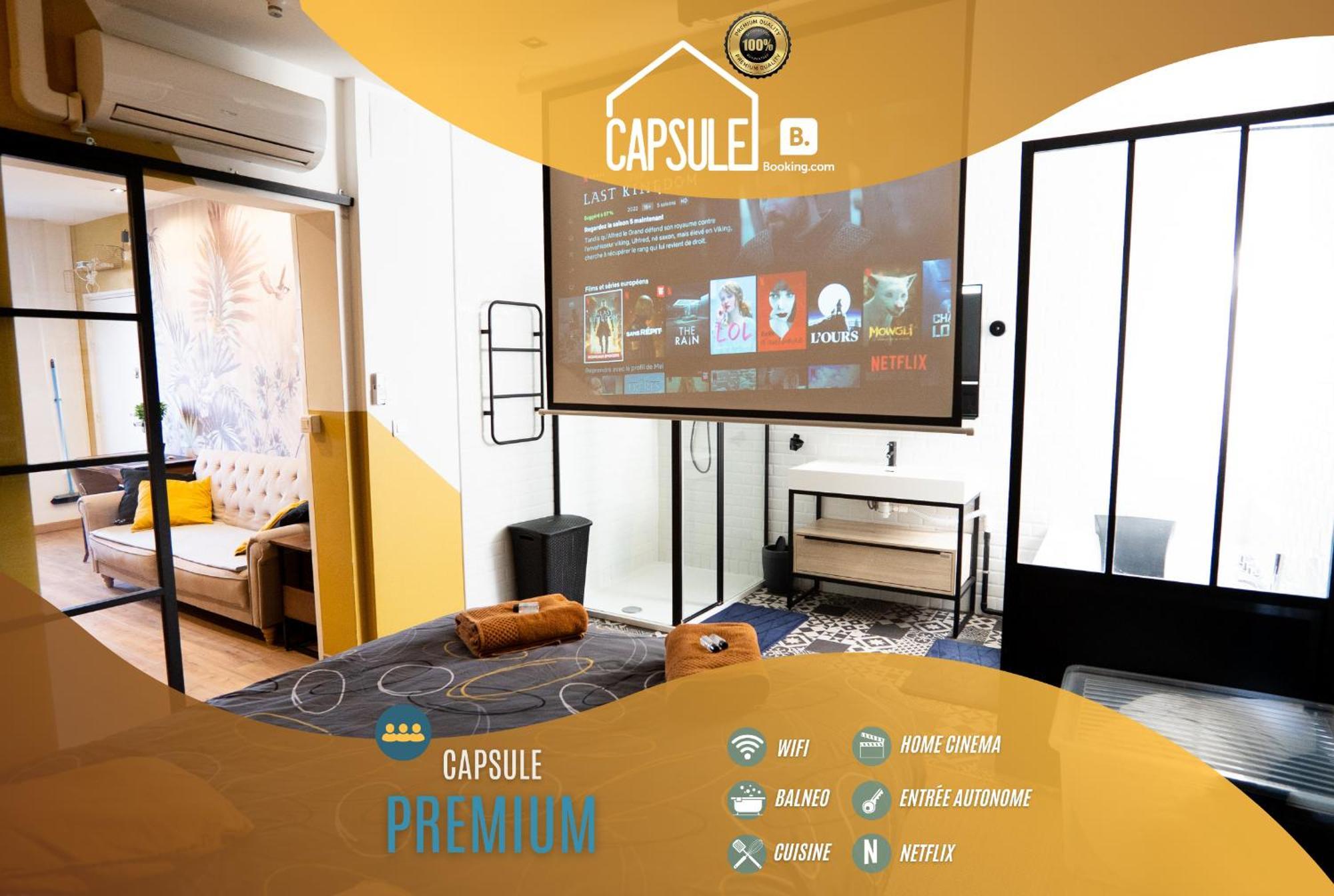 Capsule Premium balnéo&home cinema Valenciennes Exterior foto